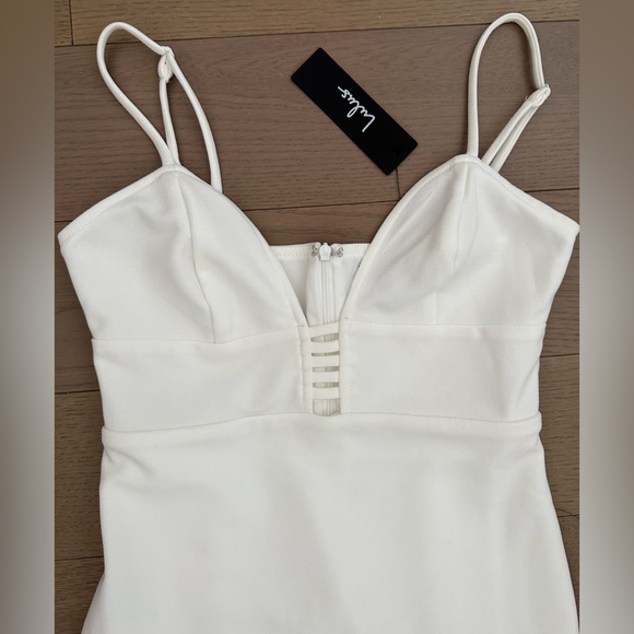 NWT- Lulus White Mini Dress - Picture 4 of 9